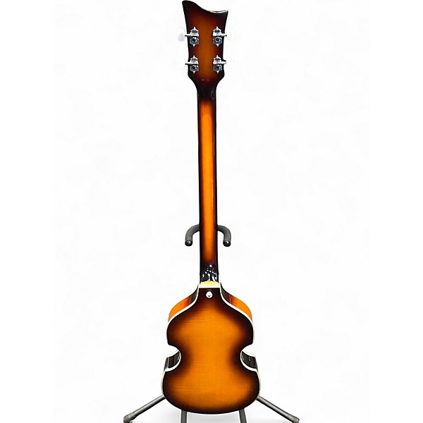 Used Hofner Ignition Series 3 Tone Sunburst Hollow Body Electric Guitar