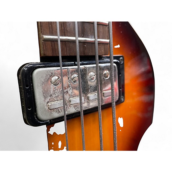 Used Hofner Ignition Series 3 Tone Sunburst Hollow Body Electric Guitar