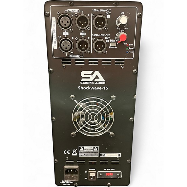 Used Seismic Audio SHOCKWAVE-15 Powered Subwoofer