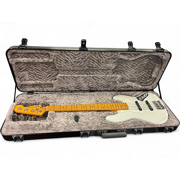 Used 2025 Fender American Ultra II Jazz Bass V Avalanche Electric Bass Guitar