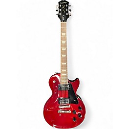 Used 2023 Epiphone Les Paul Studio Wine Red Solid Body Electric Guitar
