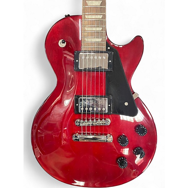 Used 2023 Epiphone Les Paul Studio Wine Red Solid Body Electric Guitar