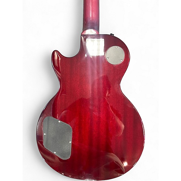 Used 2023 Epiphone Les Paul Studio Wine Red Solid Body Electric Guitar
