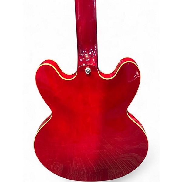 Used Epiphone ES335 Pro Candy Apple Red Hollow Body Electric Guitar