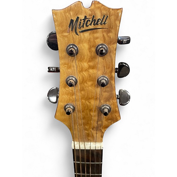 Used Mitchell MX430 Quilted Maple Acoustic Electric Guitar