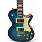 Used Heritage ASCENT PLUS H-150  LAKE BLUE BURST Solid Body Electric Guitar