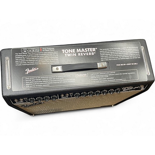 Used Fender Tone Master Twin Reverb 200W 2x12 Guitar Combo Amp