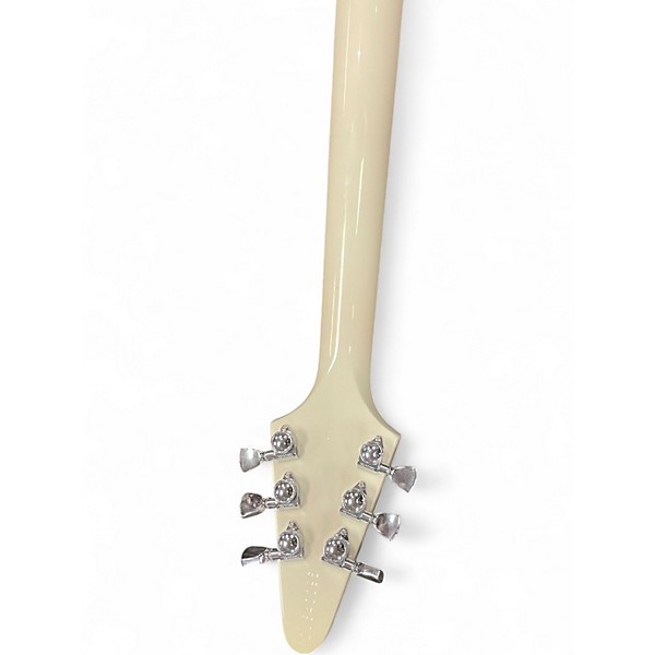 Used 2024 Gibson Flying V WHITE Solid Body Electric Guitar