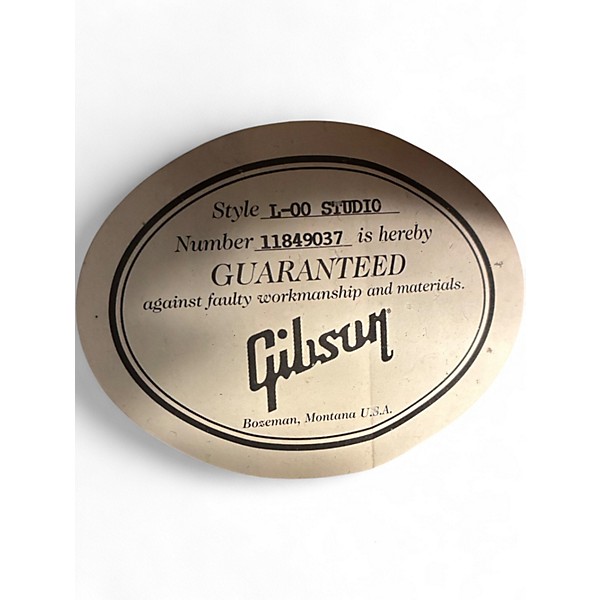 Used Gibson L-00 Studio Vintage Sunburst Acoustic Electric Guitar