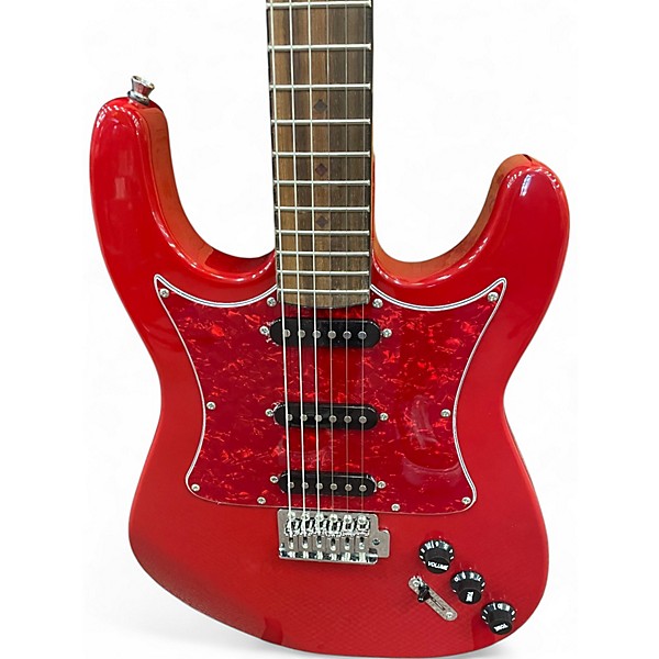 Used 2012 Randy Jackson LIMITED EDITION Red Solid Body Electric Guitar