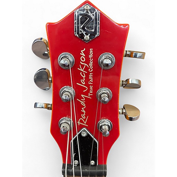 Used 2012 Randy Jackson LIMITED EDITION Red Solid Body Electric Guitar