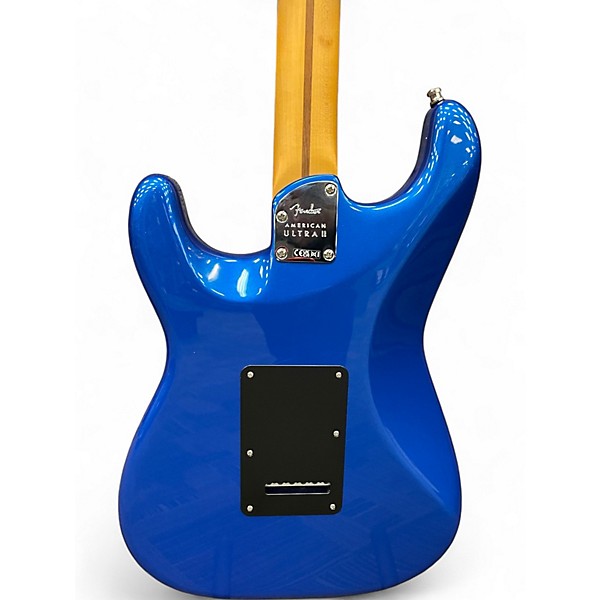 Used Fender American Ultra II Stratocaster Noble Blue Solid Body Electric Guitar