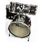 Used 1972 Rogers 4 Piece Shell Pack Black Drum Kit thumbnail