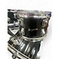 Used 1972 Rogers 4 Piece Shell Pack Black Drum Kit