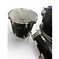 Used 1972 Rogers 4 Piece Shell Pack Black Drum Kit