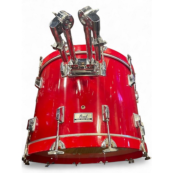 Used Pearl 4 Piece World Series Red Drum Kit