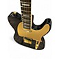 Used Squier 40TH ANNIVERSARY TELECASTER Black and Gold Solid Body Electric Guitar