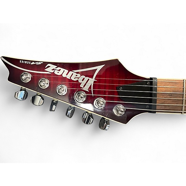 Used Ibanez SA360FM RED FLAME MAPLE Solid Body Electric Guitar