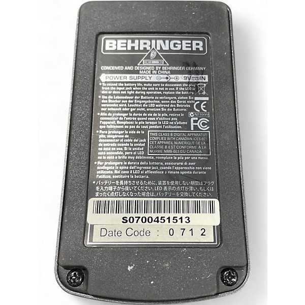 Used Behringer CC300 Chorus Space-C Effect Pedal