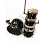 Used Pearl 5 Piece ROADSHOW 5 PC Black Drum Kit thumbnail
