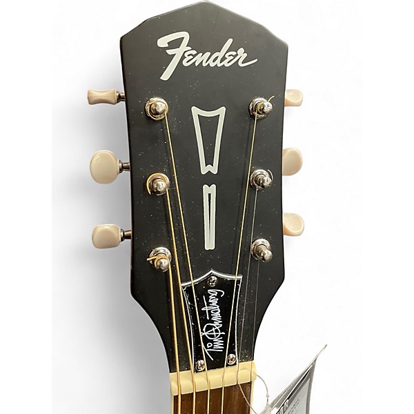 Used Fender Tim Armstrong Hellcat Mahogany Acoustic Electric Guitar