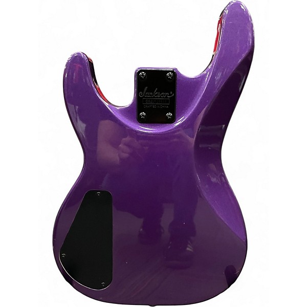 Used Jackson Concert Bass Minion JS1X pavo purple Electric Bass Guitar