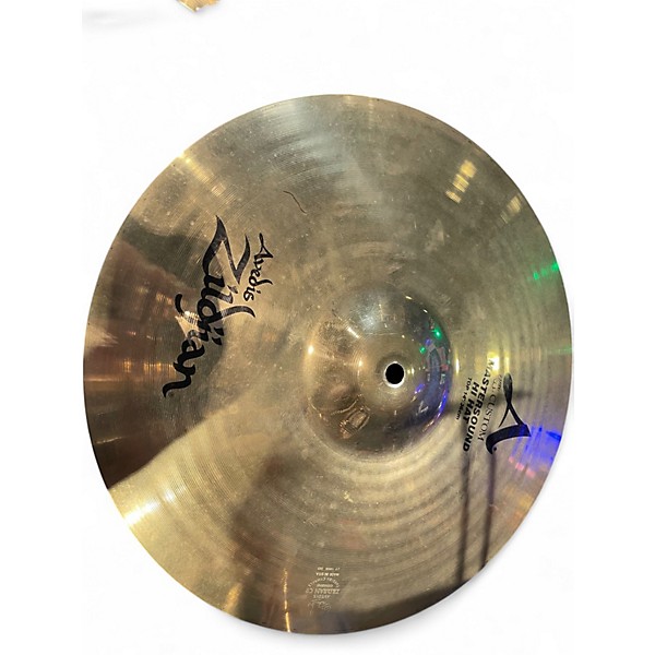 Used Zildjian 14in A Custom Mastersound Hi Hat Pair Cymbal