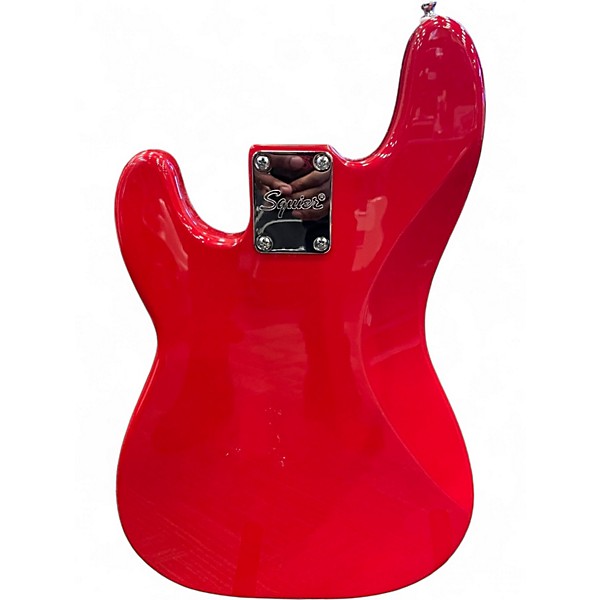 Used Squier Mini Precision Bass Dakota Red Electric Bass Guitar
