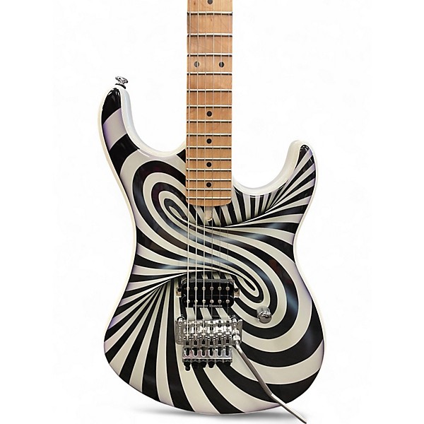 Used Kramer The 84 Illusionist Custom Graphic Solid Body Electric Guitar