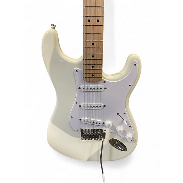 Used Squier SONIC STRATOCASTER Olympic White Solid Body Electric Guitar