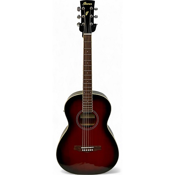 Used Ibanez PN12E RED SUNBURST Acoustic Electric Guitar