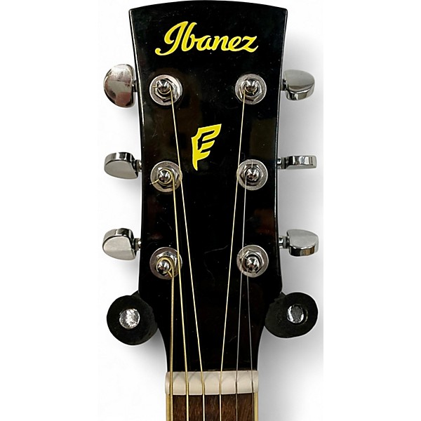 Used Ibanez PN12E RED SUNBURST Acoustic Electric Guitar