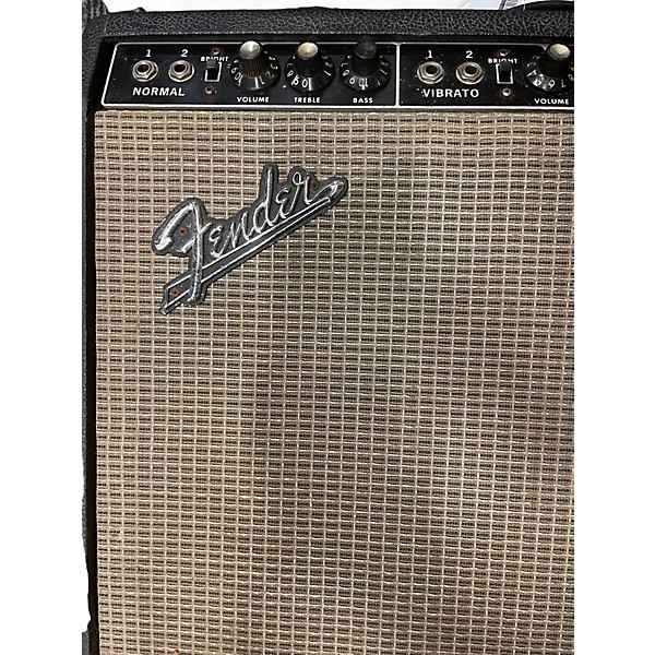 Vintage 1966 Fender Vibrolux Reverb Tube Guitar Combo Amp