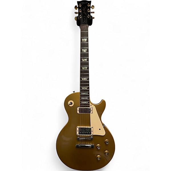 Vintage 1973 Gibson Les Paul Deluxe Gold Top Solid Body Electric Guitar