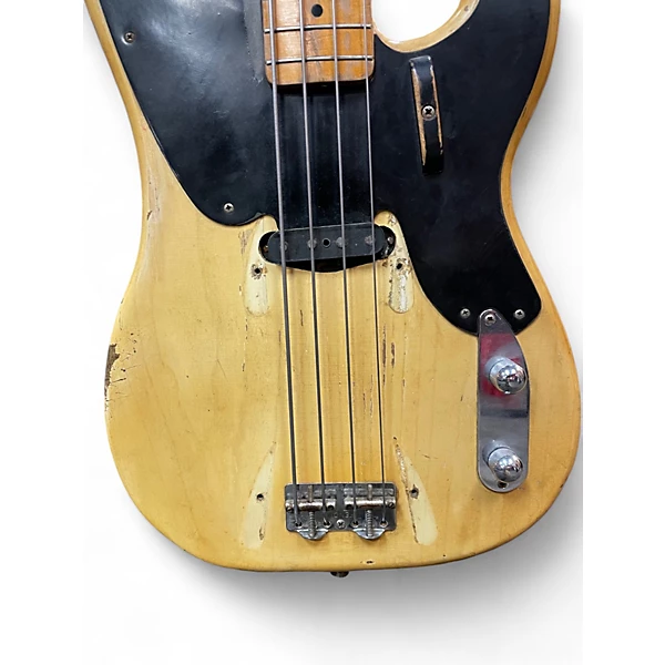 Vintage 1955 Fender Precision Bass Blonde Electric Bass Guitar