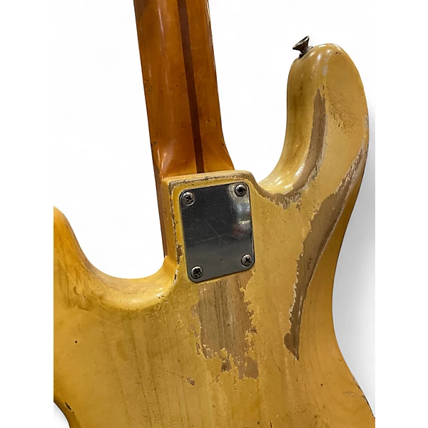 Vintage 1955 Fender Precision Bass Blonde Electric Bass Guitar