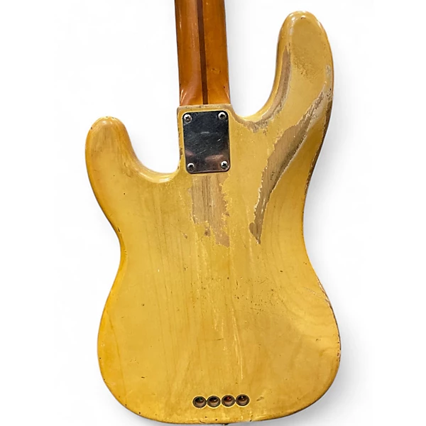 Vintage 1955 Fender Precision Bass Blonde Electric Bass Guitar