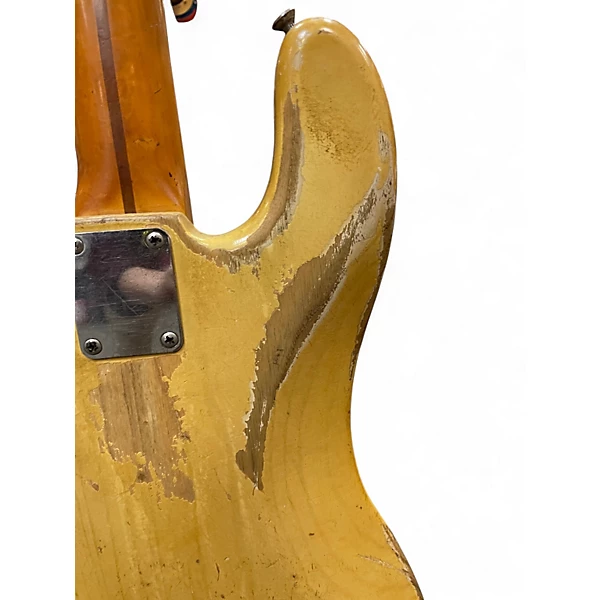 Vintage 1955 Fender Precision Bass Blonde Electric Bass Guitar
