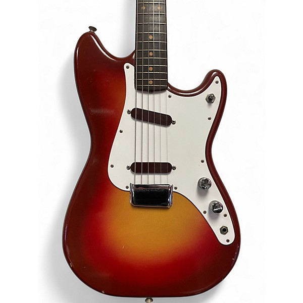 Vintage 1962 Fender Duo Sonic Sunburst Solid Body Electric Guitar