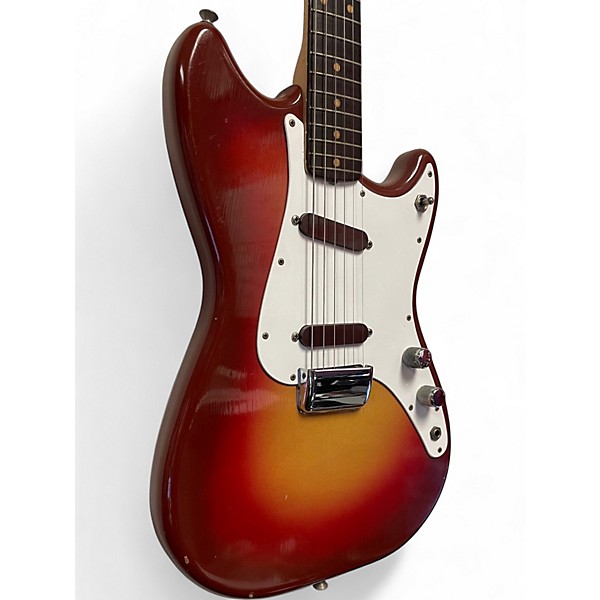 Vintage 1962 Fender Duo Sonic Sunburst Solid Body Electric Guitar
