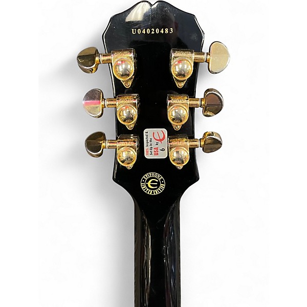 Used Epiphone Nicke Borg Signature Les Paul Black Solid Body Electric Guitar