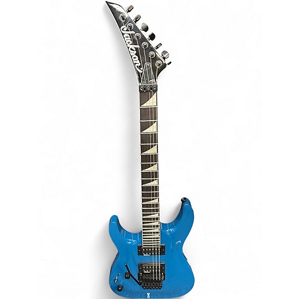 Used Jackson JS32 Dinky Left Handed Bright Blue Electric Guitar