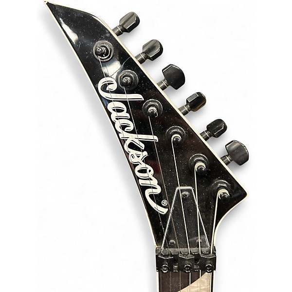 Used Jackson JS32 Dinky Left Handed Bright Blue Electric Guitar