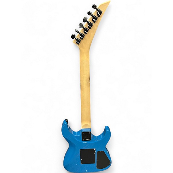 Used Jackson JS32 Dinky Left Handed Bright Blue Electric Guitar