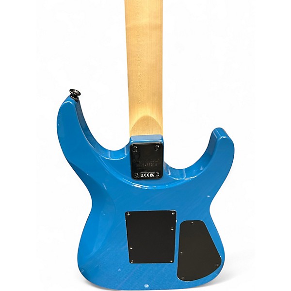 Used Jackson JS32 Dinky Left Handed Bright Blue Electric Guitar