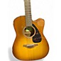 Used Yamaha FGX800C Natural Acoustic Electric Guitar