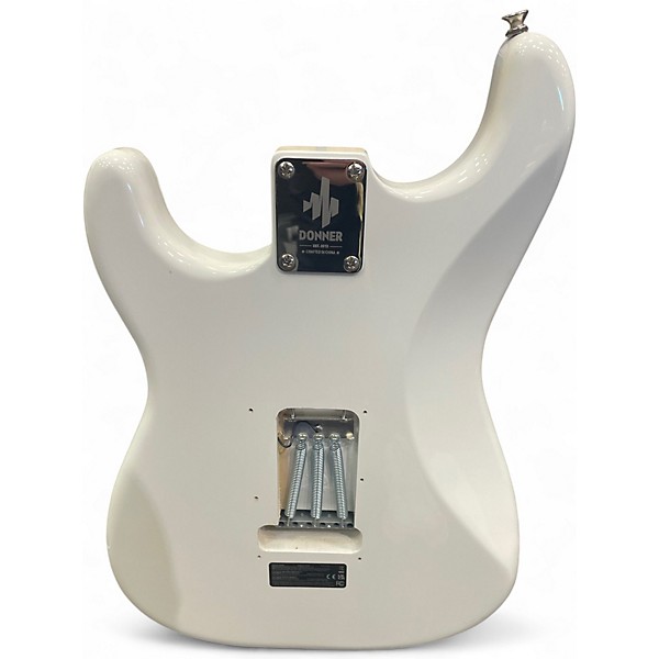 Used Donner Seeker Series Alpine White Solid Body Electric Guitar