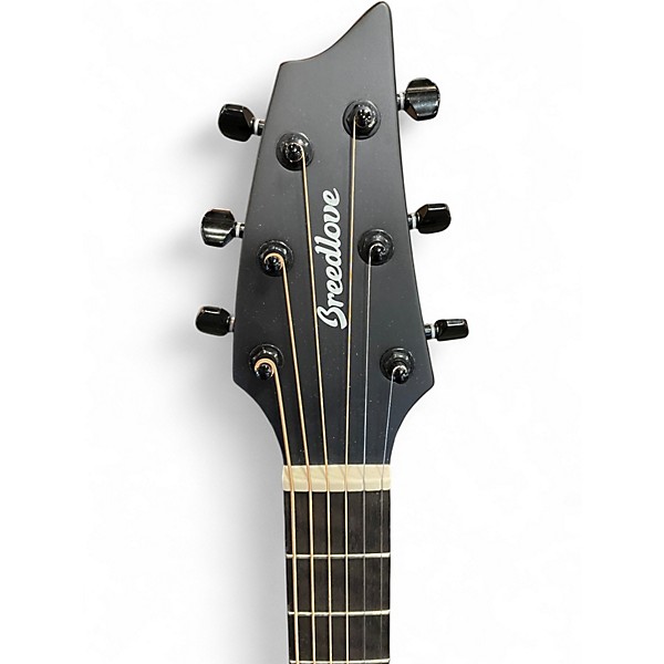 Used Breedlove Discovery Concert Cutaway Black Acoustic Electric Guitar