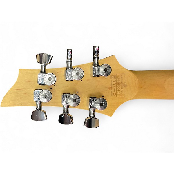 Used Schecter Guitar Research C-6 ELITE Green Solid Body Electric Guitar