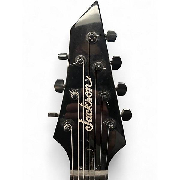 Used Jackson JS22-7 Dinky 7 String Black Solid Body Electric Guitar